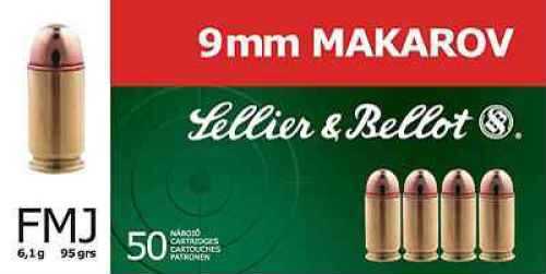 9mm Makarov 95 Grain 50 Rds Sellior & Bellot Ammo-img-0