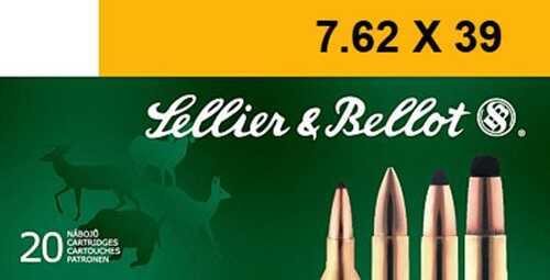 7.62X39mm 123 Grain Full Metal Jacket 20 Rounds Sellior & Bellot Ammunition