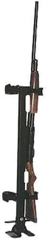 Rugged Gear 10082 Floor Mount Gun Rack 2 Rifle/Shotgun Black