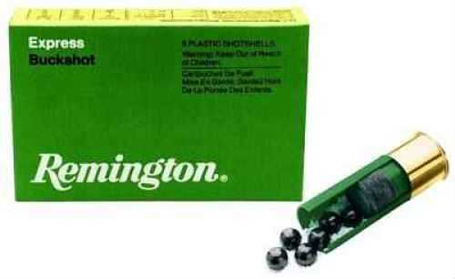 12 Gauge 2-3/4" Lead 00 Buck  9 Pellets 5 Rounds Remington Shotgun Ammunition