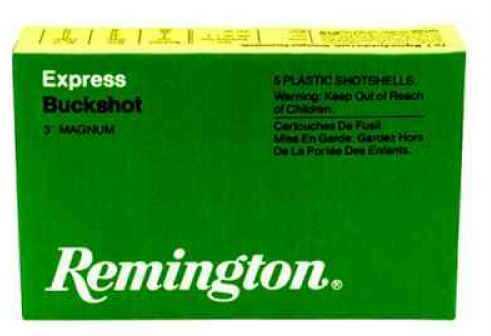12 Gauge 3" Lead 4 Buck  41 Pellets 5 Rounds Remington Shotgun Ammunition