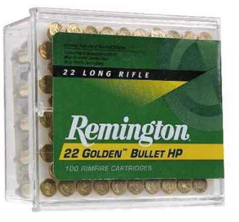 22 Long Rifle 36 Grain Hollow Point 100 Rounds Remington Ammunition