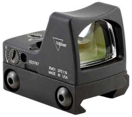 Trijicon 700030 RMR 1x 22x16mm Obj 9 MOA Dual Illuminated Amber Dot Black with RM33 Mount