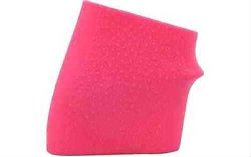 Hogue 18107 HandAll Hybrid Grip Sleeve Ruger LCP Textured Rubber Pink                                                   