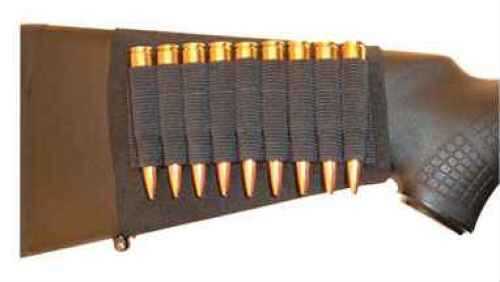 GROVTEC Rifle Shell Holder Black Buttstock Sleeve Open Style
