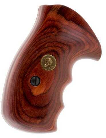 Pachmayr 63050 Renegade Laminate Revolver Grip Panels S&W N Frame Round Butt Smooth Wood Rosewood