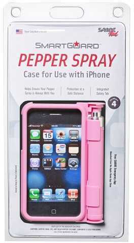 Sabre SG3PKUS SmartGuard Pepper Spray iPhone Case Fits 3 Up To 10 Feet