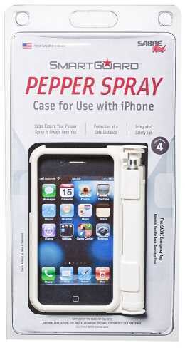 Sabre SG3WHUS SmartGuard Pepper Spray iPhone Case Fits 3 Up To 10 Feet