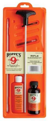 Hoppes Pistol Cleaning Kit - Clamshell All Calibers Contains: 2 Oz No. 9 Solvent 2.25 Lubricating Oil Patches Alu
