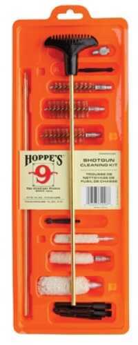 Hoppes Shotgun Cleaning Kit - Clamshell All Gauges Contains: 2 Oz No. 9 Solvent 2.25 Lubricating Oil Patches &