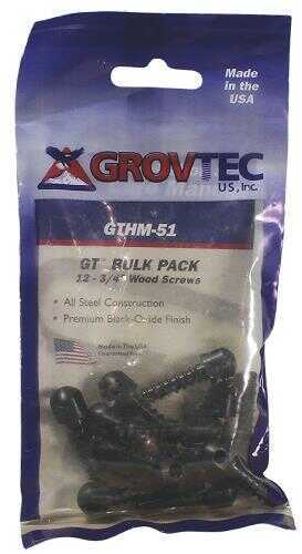 Grovtec US Inc GTHM51 Wood Screws Swivel Studs 12 Pack Brown