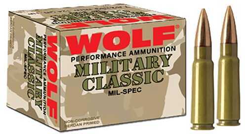 308 Win 145 Grain Full Metal Jacket 500 Rounds Wolf Ammunition 308 Winchester