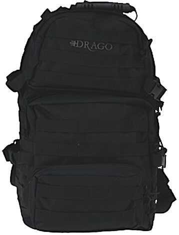 DRAGO Assault Backpack Black 20"X15"X13" 14-302Bl
