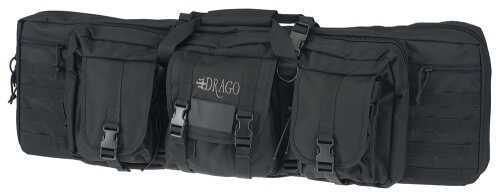 DRAGO 36" Double Gun Case Padded Backpack STRAPS Black