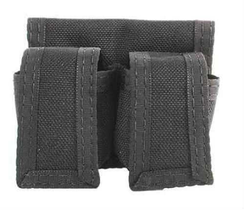 HKS Cordura Speedloader Case - Black One Size Fits All Speedloaders Velcro fasteners Only 2.5" Belt Or Small
