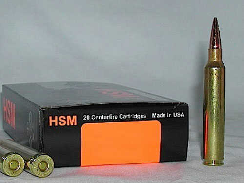 6.5mm Rem Mag 140 Grain Hollow Point 20 Rounds HSM Ammunition Remington Magnum