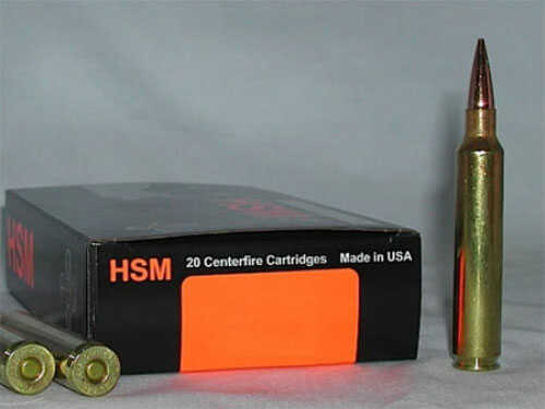 300 Weatherby Mag 185 Grain Hollow Point 20 Rounds HSM Ammunition Magnum