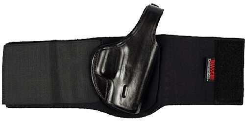 Bianchi for Glock 26/27 2" Adjustable Leg Strap Black Leather Holster 24832