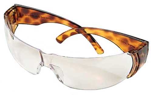 Howard Leight W300 Women's Safety Glasses Tortoise Shell Frame Clear Lens R-01704