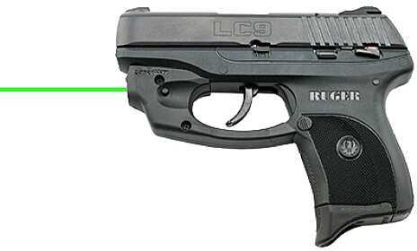 Lasermax Centerfire Green Ruger LC9 Black Trigger Guard Mount LMXCF-LC9-G