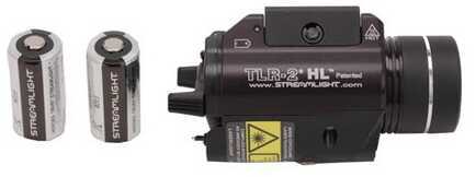 Streamlight 69261 TLR-2 HL Weapon Light with Red Laser C4 LED 630 Lumens CR123A Lithium (2) Battery Black Aircraft Alum