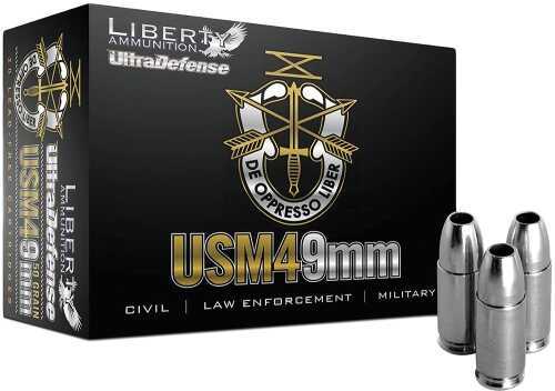 9mm Luger 50 Grain Hollow Point 20 Rounds Liberty Ammunition