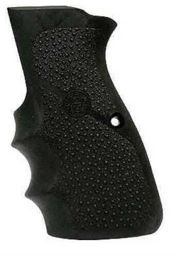 Hogue Rubber Grip With Finger Grooves Browning High Power 9mm Durable Synthetic Cobblestone Texture - Lightw
