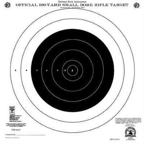 Hoppes 100 Yard Small Bore Single Bull Targets 20 Pack Md: A14T