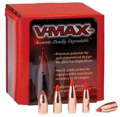 Hornady Rifle Bullet 22 Caliber 55 Grain V-Max Moly 100/Box Md: 22713