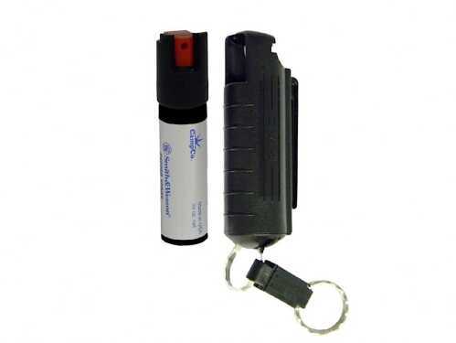 SW Pepper Spray/CampCo 1453 15% Plastic Keychain Case .75 Oz Black