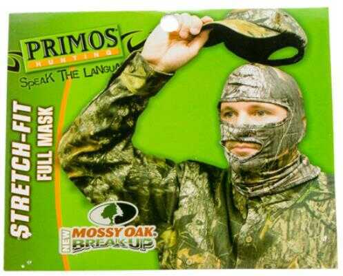 Primos 6228 Stretch Fit Full Mask One Size Fits Most Mossy Oak New Break-Up