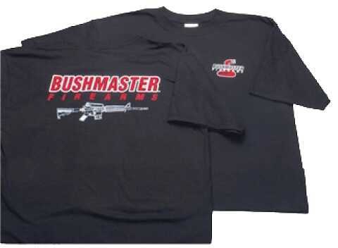 Bushmaster AR-15 Schematic T-Shirt Short Sleeve Medium Cotton Black