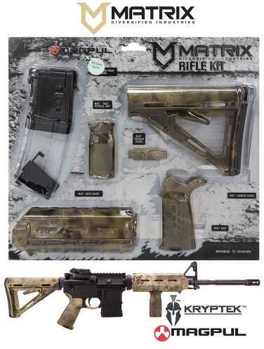 MDI MAGMIL62-Km Magpul MOE Kit 10Rd Poly AR-15 Kryptek Mandrake