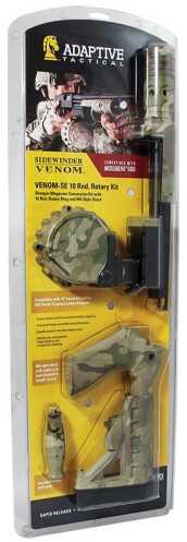 Adaptive Tactical 03900 Venom-SE Conversion Kit with 10-Round Rotary Magazine Polymer MultiCam