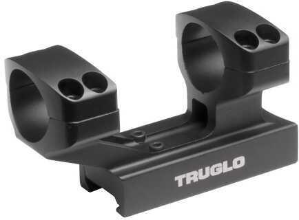 Truglo TG8963B Scope Mount For Tactical Rifle 1-Piece Weaver/Picatinny Black Fin