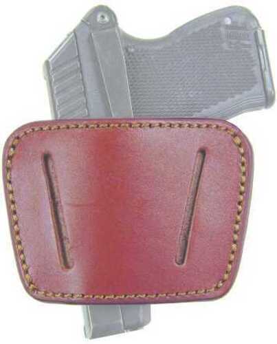 PSP HL036Brn Belt Slide Holster Pistol Small/Medium Brown Leather