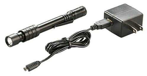 Streamlight 66133 Stylus Pro USB Rechargeable Penlight 70 Lumens Lithium Ion Black