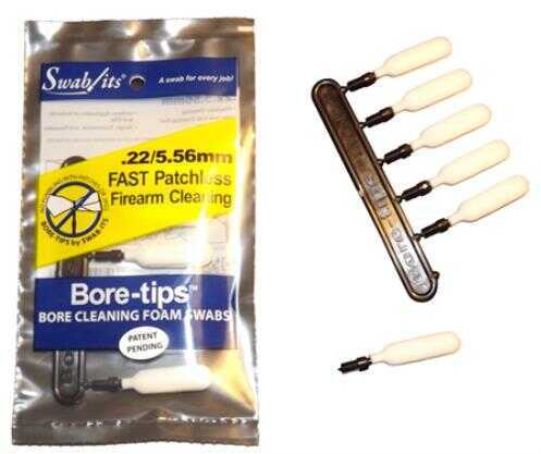 Super-Brush Bore-Tips Swab-Its Cleaner .22 Caliber Cleaning Swabs 6/Pack Bag 41-2201