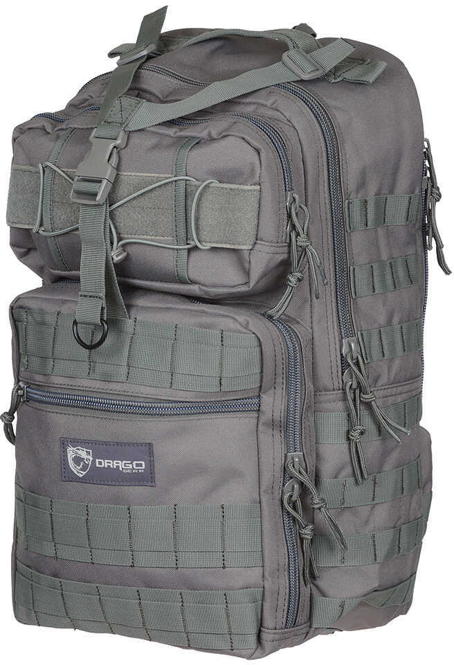 Drago 14308GY Atlus Sling Pack Backpack Tactical 600D Polyester 19"X11"X10" Grey