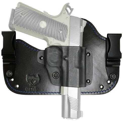 Flashbang Holsters Prohibition Series: Capone Blue Inside The Pants Right Hand Black S&W M&P 9/40 Compact & Full