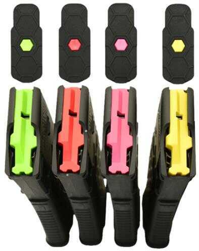 HEXMAG HexID Color Identification System Pink Fits 5.56 mags 4 Pack HXID4-AR-PNK