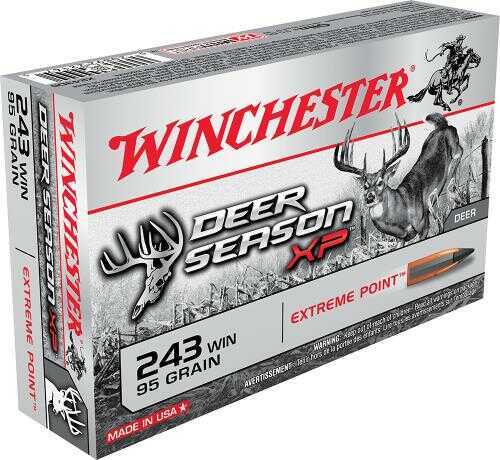Winchester Deer Season XP 243 Win 95 Gr Extreme Point Polymer Tip 20 rds