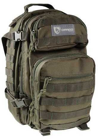 Drago Gear Scout Backpack Green 16"x10"x10" 14-305GR