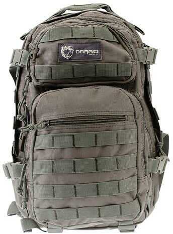 Drago Gear Scout Backpack Tactical 600D Polyester 16"X10"X10" Gray 14305GY