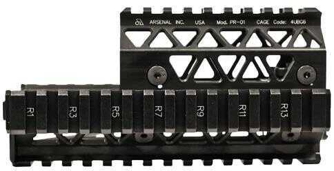 Arsenal Pr-01 Picatinny Quad Rail Handguard Sys AK-47/74 Alum Black