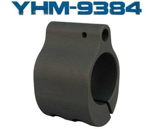 YHM 9384 Gas Block Low Profile Slotted Pinch Screw .75"Bore Diameter Steel Black