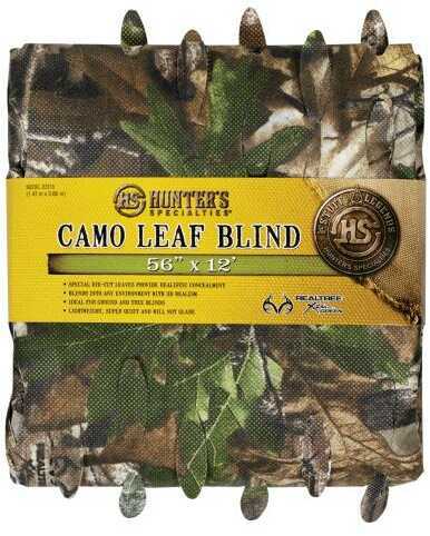 Hunters Specialties 07215 Camo Leaf Blind Material 56inx12ft Realtree Xtra Green
