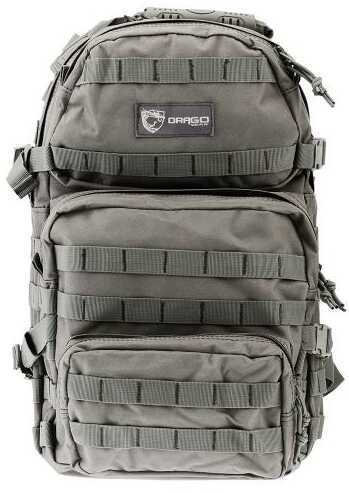 Drago Gear Assault Backpack Tactical 600D Polyester Gray 14302GY