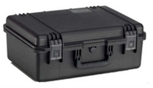iM2600 Case Black - With Foam 20" x 14" 7.7" Airline Approved HPX Resin Body Vortex Purge Valve Press & Pull Lat
