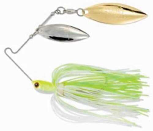 Stanley Vibra Shaft Spinnerbait 3/8Oz Double Willow Chartreuse/White/Blue Md#: Vs38-203DW